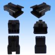 Photo2: [JST Japan Solderless Terminal] SM non-waterproof 4-pole male-coupler (receptacle housing) (2)