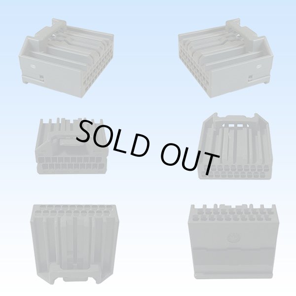 Photo4: [JAE Japan Aviation Electronics] 025-type MX34 non-waterproof 20-pole coupler & terminal set (4)