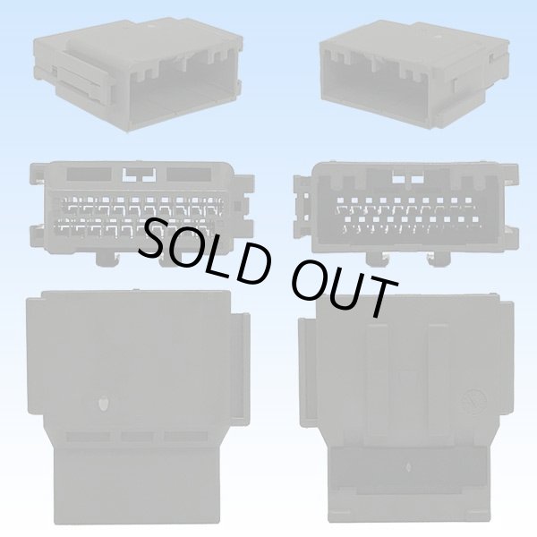 Photo3: [JAE Japan Aviation Electronics] 025-type MX34 non-waterproof 20-pole coupler & terminal set (3)