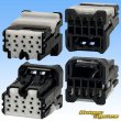 Photo2: [Sumitomo Wiring Systems] 025-type NH non-waterproof 10-pole female-coupler (black) (2)