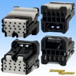 Photo2: [Sumitomo Wiring Systems] 025-type NH non-waterproof 10-pole female-coupler & terminal set (black) (2)