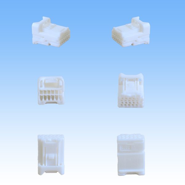 Photo2: [Sumitomo Wiring Systems] 025-type NH non-waterproof 12-pole female-coupler & terminal set (2)