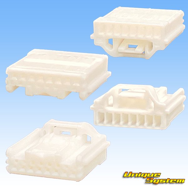 Photo2: [Sumitomo Wiring Systems] 025-type NH non-waterproof 8-pole female-coupler type-2 (2)