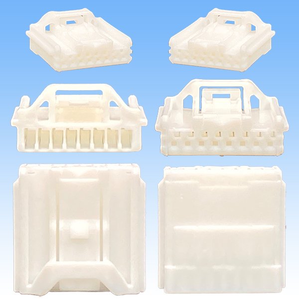 Photo3: [Sumitomo Wiring Systems] 025-type NH non-waterproof 8-pole female-coupler type-2 (3)