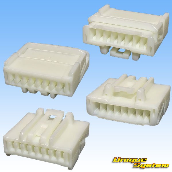 Photo2: [Sumitomo Wiring Systems] 040-type HE non-waterproof 8-pole female-coupler (2)