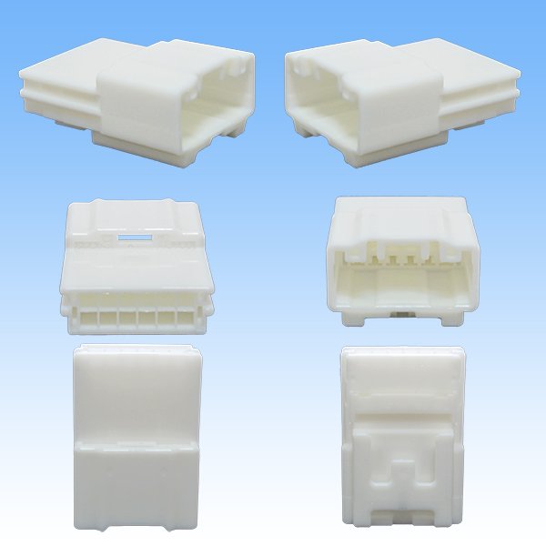 Photo2: [Sumitomo Wiring Systems] 060-type TS non-waterproof 12-pole male-coupler & terminal set (2)