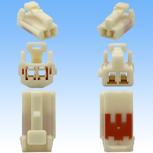 Photo5: [Sumitomo Wiring Systems] 090-type DL non-waterproof 2-pole coupler & terminal set (5)