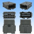 Photo3: [Sumitomo Wiring Systems] 090-type HD non-waterproof 10-pole male-coupler & terminal set (3)