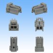 Photo2: [Sumitomo Wiring Systems] 090-type HD non-waterproof 2-pole female-coupler & terminal set (2)