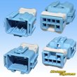 Photo2: [Sumitomo Wiring Systems] 090-type HE non-waterproof 6-pole male-coupler (2)