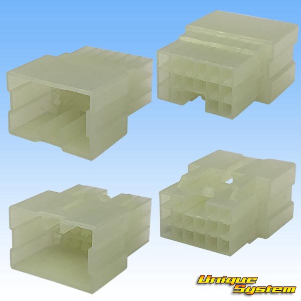 Photo2: [Sumitomo Wiring Systems] 090-type HM non-waterproof 16-pole male-coupler & terminal set (2)