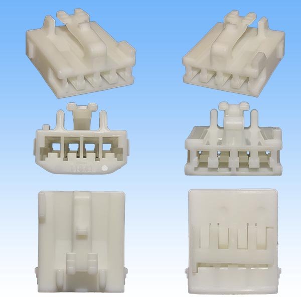 Photo3: [Sumitomo Wiring Systems] 090-type TS non-waterproof 4-pole female-coupler type-2 (3)