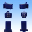 Photo2: [Sumitomo Wiring Systems] 110-type MTW non-waterproof 4-pole female-coupler (blue) (2)