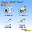 Photo5: [Sumitomo Wiring Systems] 110-type MTW non-waterproof 4-pole coupler & terminal set (red) (5)