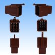 Photo2: [Sumitomo Wiring Systems] 110-type MTW non-waterproof 9-pole coupler & terminal set (brown) (2)