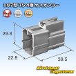 Photo4: [Sumitomo Wiring Systems] 187-type TS non-waterproof 4-pole male-coupler (4)