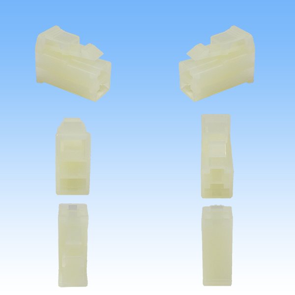 Photo3: [Sumitomo Wiring Systems] 250-type ETN non-waterproof 2-pole coupler & terminal set type-1 (3)