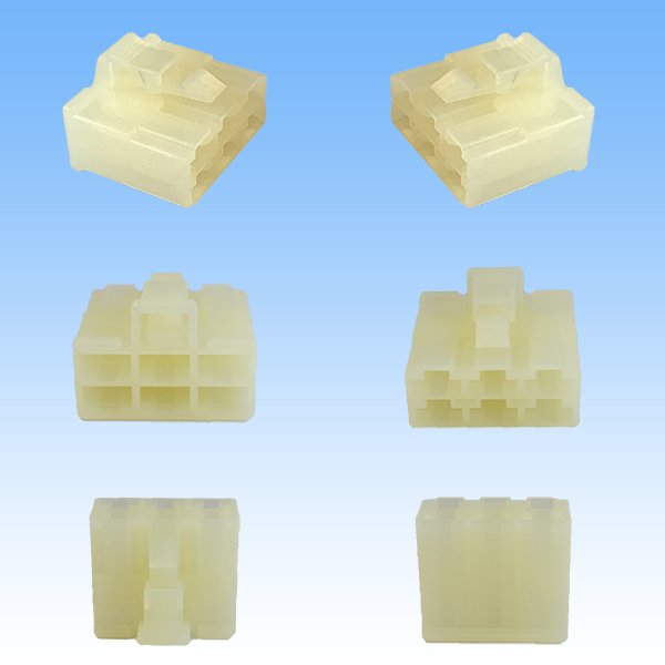 Photo3: [Sumitomo Wiring Systems] 250-type ETN non-waterproof 6-pole coupler & terminal set (3)