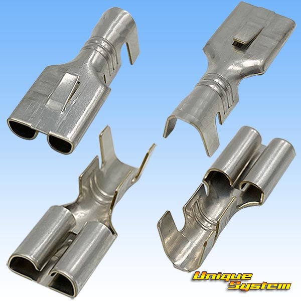 Photo2: [Yazaki Corporation] 250-type Busbar non-waterproof female-terminal size：L(2.0-3.0mm2) (plating specifications) (2)