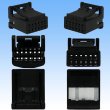 Photo5: [TE Connectivity] AMP 025-type I non-waterproof 12-pole coupler & terminal set female-coupler (black) short-type (5)