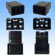 Photo3: [TE Connectivity] AMP 120-type Multi-Interlock Mark II non-waterproof 5-pole coupler & terminal set (black) (3)