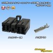 Photo1: [TE Connectivity] AMP 120-type Multi-Interlock Mark II non-waterproof 9-pole female-coupler & terminal set (black) (1)