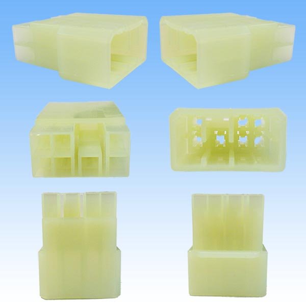 Photo2: [TE Connectivity] AMP 120-type Multi-Interlock Mark II non-waterproof 7-pole male-coupler & terminal set (2)