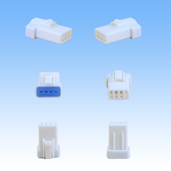 Photo3: [JST Japan Solderless Terminal] 025-type JWPF waterproof 4-pole coupler & terminal set (3)