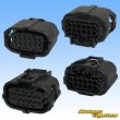 Photo2: [Sumitomo Wiring Systems] 025-type TS waterproof 12-pole female-coupler & terminal set type-1 (black) (2)