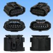 Photo3: [Sumitomo Wiring Systems] 025-type TS waterproof 6-pole female-coupler & terminal set type-2 (3)