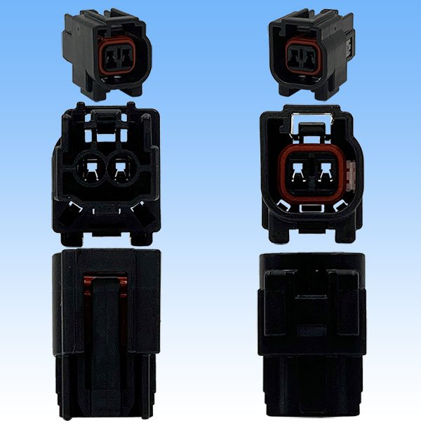 Photo5: [Sumitomo Wiring Systems] 060-type SL waterproof 2-pole coupler & terminal set (5)