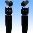 Photo3: [Sumitomo Wiring Systems] 060-type SL waterproof 2-pole male-coupler (3)