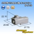 Photo1: [Sumitomo Wiring Systems] 090-type TS waterproof 2-pole male-coupler type-2 (1)