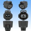 Photo3: [Sumitomo Wiring Systems] 090-type TS waterproof 2-pole female-coupler type-6 (3)