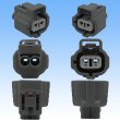 Photo3: [Sumitomo Wiring Systems] 090-type TS waterproof 2-pole female-coupler & terminal set type-6 (3)