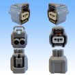 Photo3: [Sumitomo Wiring Systems] 090-type TS waterproof 2-pole coupler & terminal set type-5 (3)