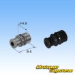 Photo6: [Sumitomo Wiring Systems] 090-type DL waterproof 4-pole coupler & terminal set (device direct attachment type) (male-side / not made by Sumitomo) (6)
