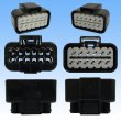 Photo3: [Mitsubishi Cable] (current [Furukawa Electric]) 090-type NMWP II waterproof 12-pole female-coupler & terminal set (3)