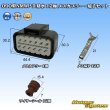 Photo1: [Mitsubishi Cable] (current [Furukawa Electric]) 090-type NMWP II waterproof 12-pole female-coupler & terminal set (1)