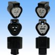 Photo3: [Mitsubishi Cable] (current [Furukawa Electric]) 090-type NMWP II waterproof 3-pole female-coupler & terminal set (3)