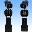 Photo3: [Mitsubishi Cable] (current [Furukawa Electric]) 090-type NMWP II waterproof 4-pole male-coupler & terminal set with retainer (3)