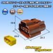 Photo2: [Sumitomo Wiring Systems] 090-type 62 series type-E waterproof 3-pole female-coupler with retainer (P6) (brown) (no male side) (2)