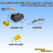 Photo2: [Sumitomo Wiring Systems] 090-type 62 series type-E waterproof 3-pole female-coupler & terminal set with retainer (P6) (gray) (2)