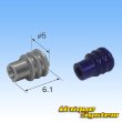 Photo4: 090-type 62 series type-E waterproof 5-pole male-coupler type-2 & terminal set (P5) (gray) (not made by Sumitomo) (4)