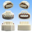 Photo3: [Sumitomo Wiring Systems] 090-type VCM waterproof 4-pole female-coupler (white) (3)