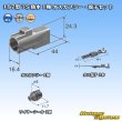 Photo6: [Sumitomo Wiring Systems] 187-type TS waterproof 1-pole male-coupler & terminal set (6)