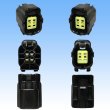 Photo5: [TE Connectivity] AMP 070-type ECONOSEAL-J Mark II waterproof 4-pole coupler with lockplate & terminal set (5)