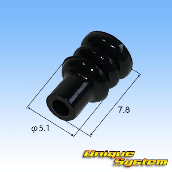 Photo5: [TE Connectivity] AMP 070-type ECONOSEAL-J Mark II waterproof 2-pole female-coupler with lockplate & terminal set type-2 (5)