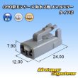 Photo1: [Yazaki Corporation] 090-type II series waterproof 2-pole female-coupler type-2 (1)