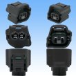 Photo3: [Yazaki Corporation] 090-type II series waterproof 2-pole female-coupler type-3 (3)